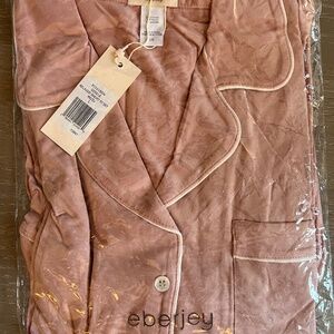 Eberjey Gisele TENCEL Modal Relaxed Short PJ Set in pink NWT